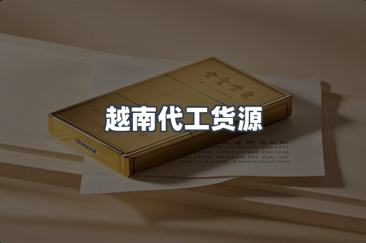越南代工货源